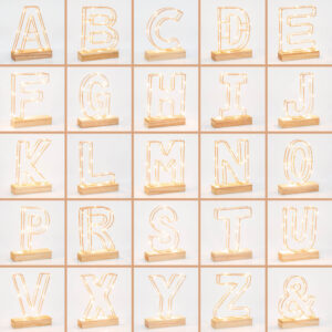 light up letter alphabet