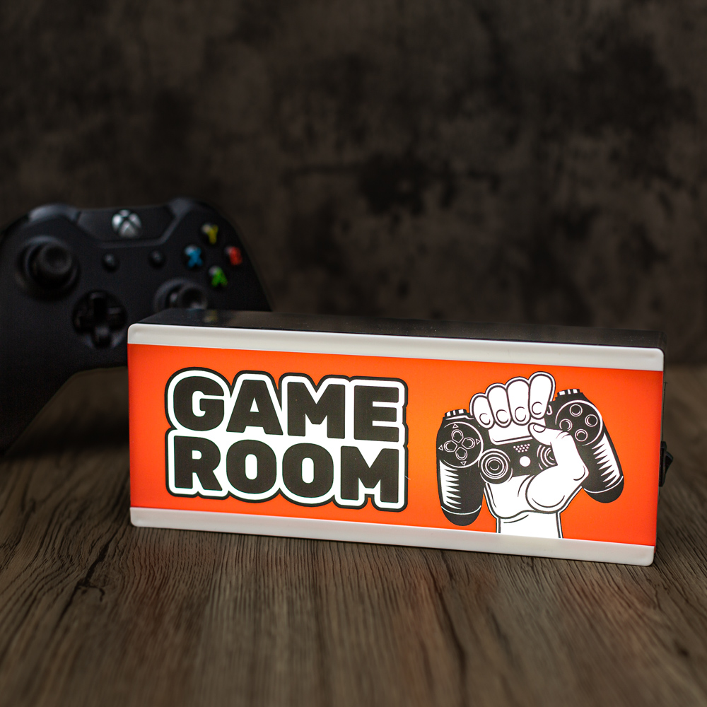 game room light with hand controller