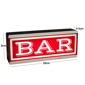 bar lightbox dimensions