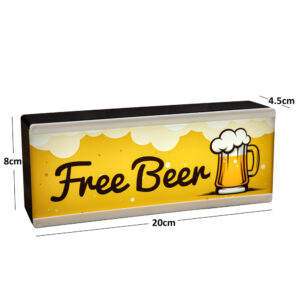 free beer light dimensions