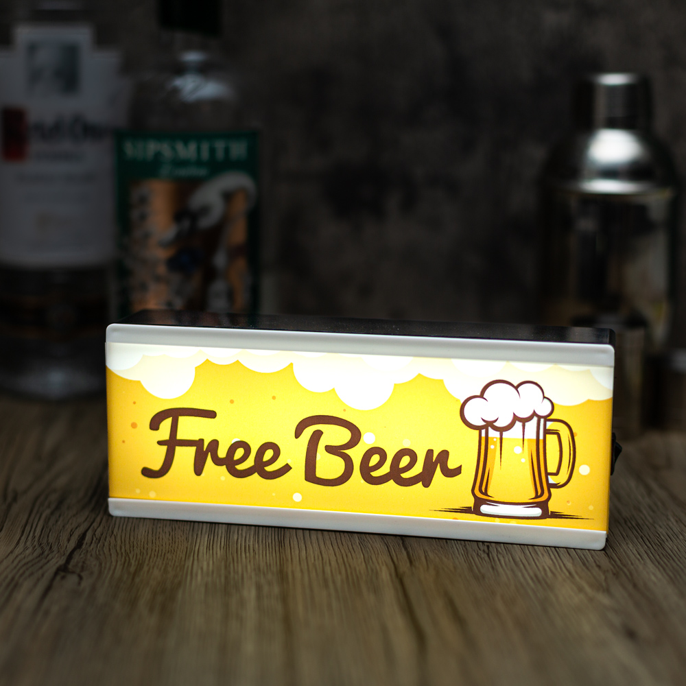 free beer light