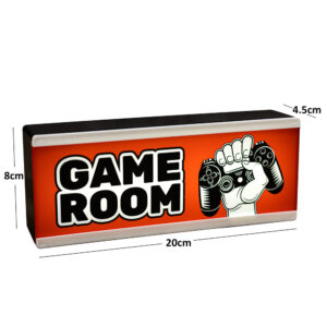 game room light dimensions