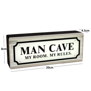 man cave lightbox dimensions