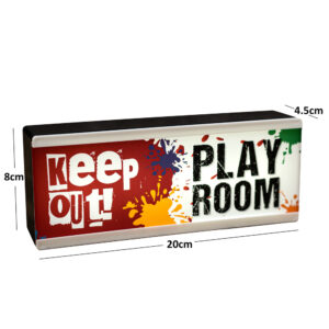 play room keep out light dimensions