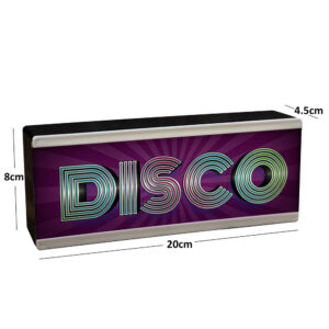 disco light dimensions