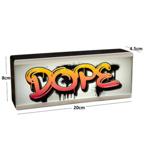 dope graffiti sign dimensions