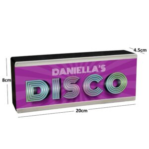 personalised disco light