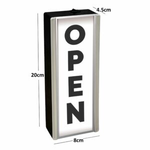 open sign light box