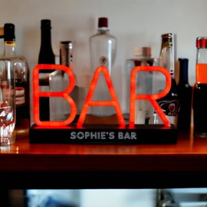 personalised neon bar sign girls bar