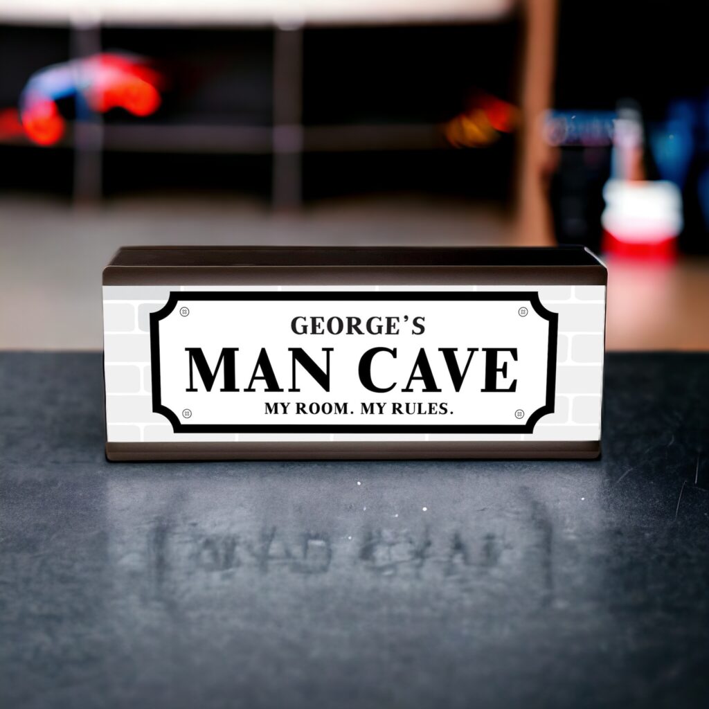 personalised man cave