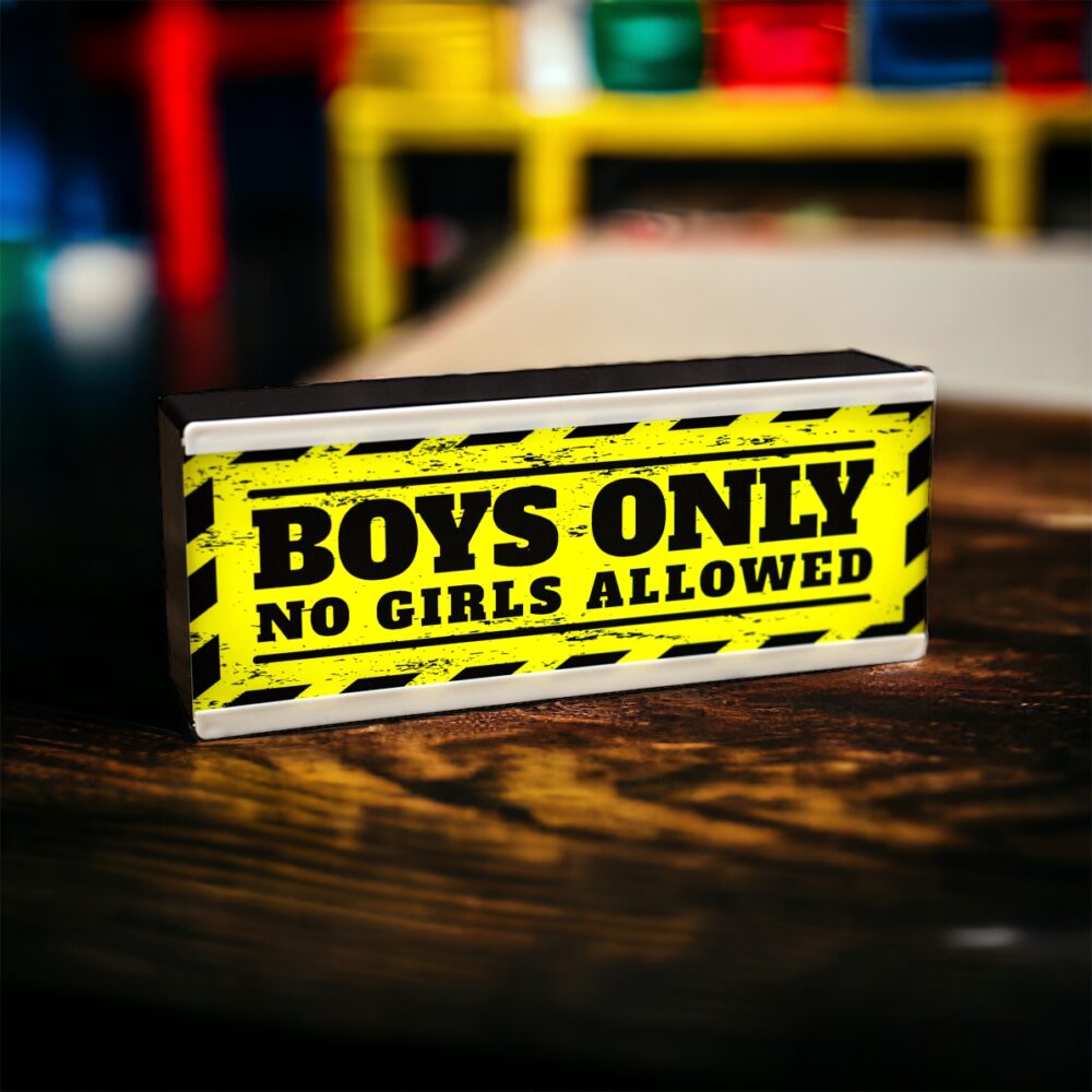 boys only sign