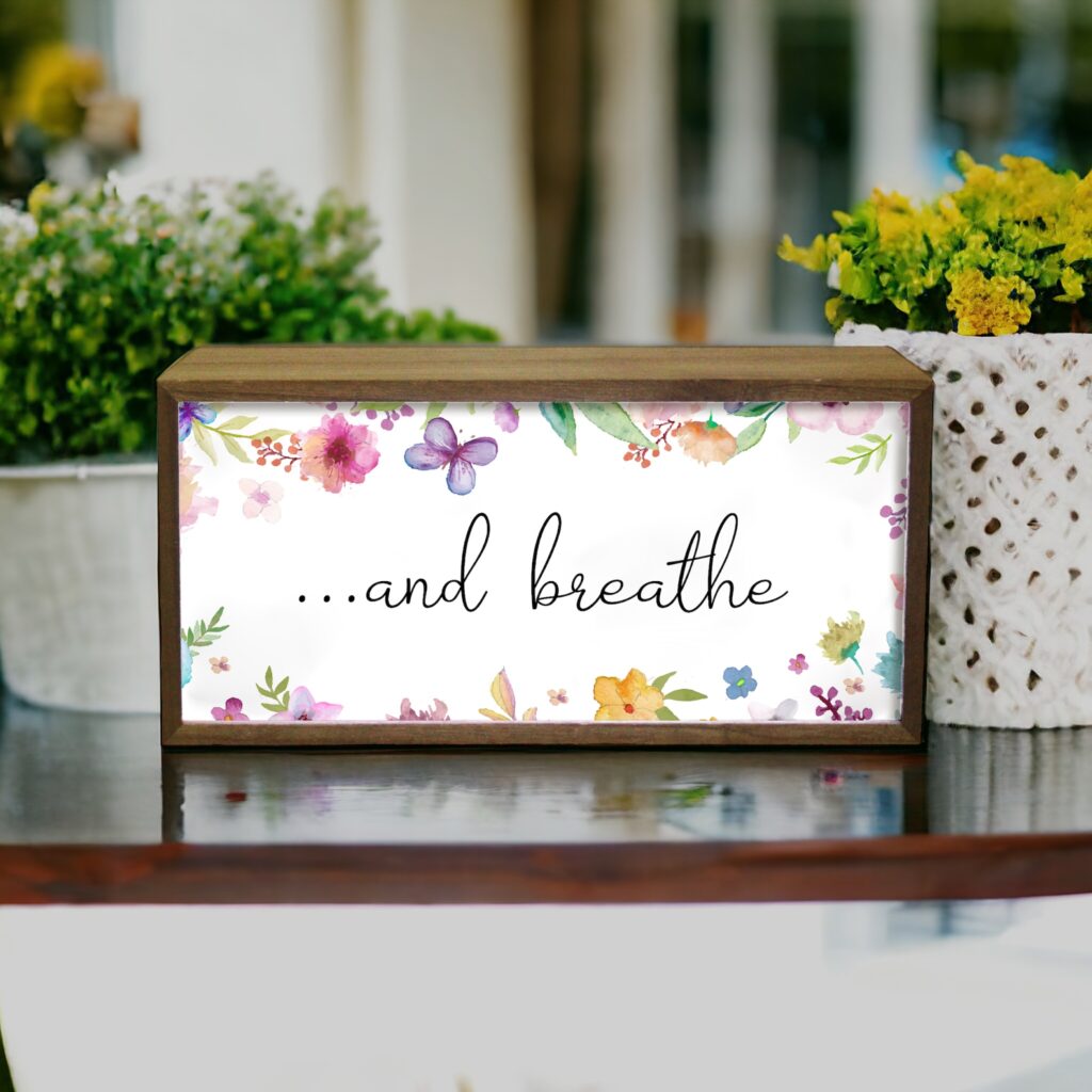 Light Box Home …And Breathe