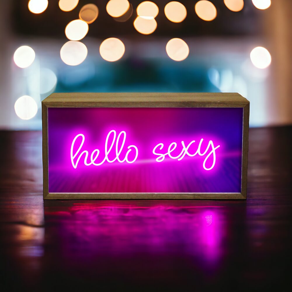 Light Box Home Hello Sexy