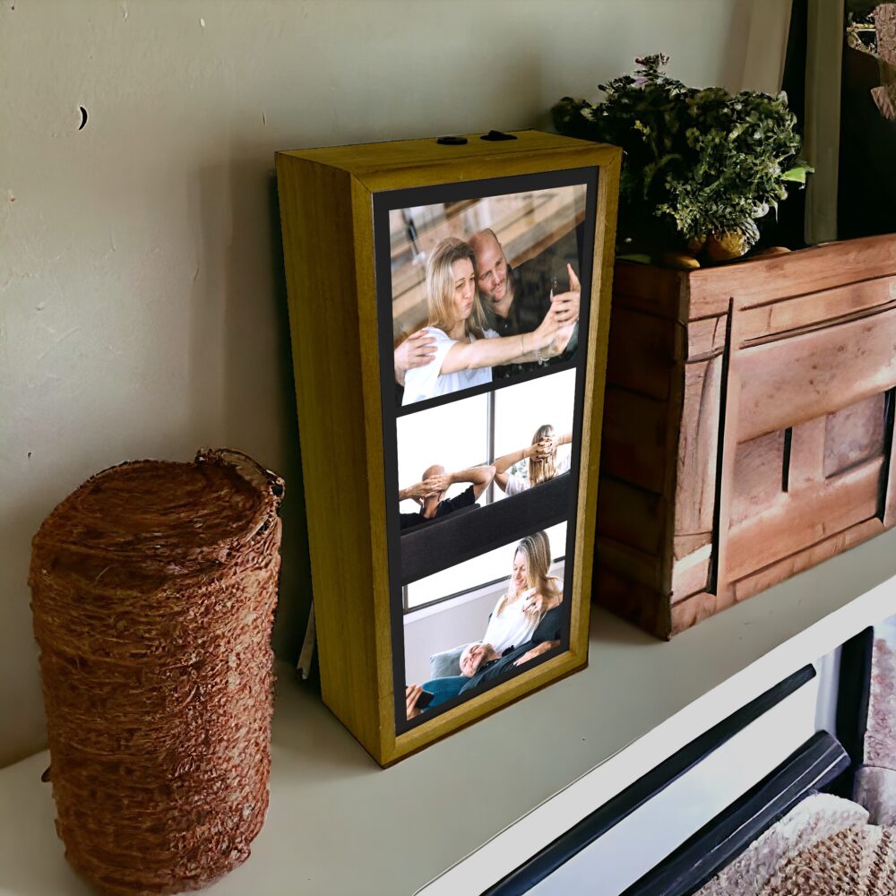 Personalised Light Box Photo Collage Portrait