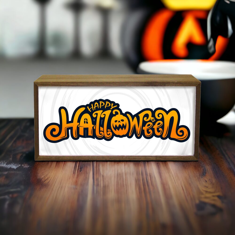 Light Box Home Happy Halloween