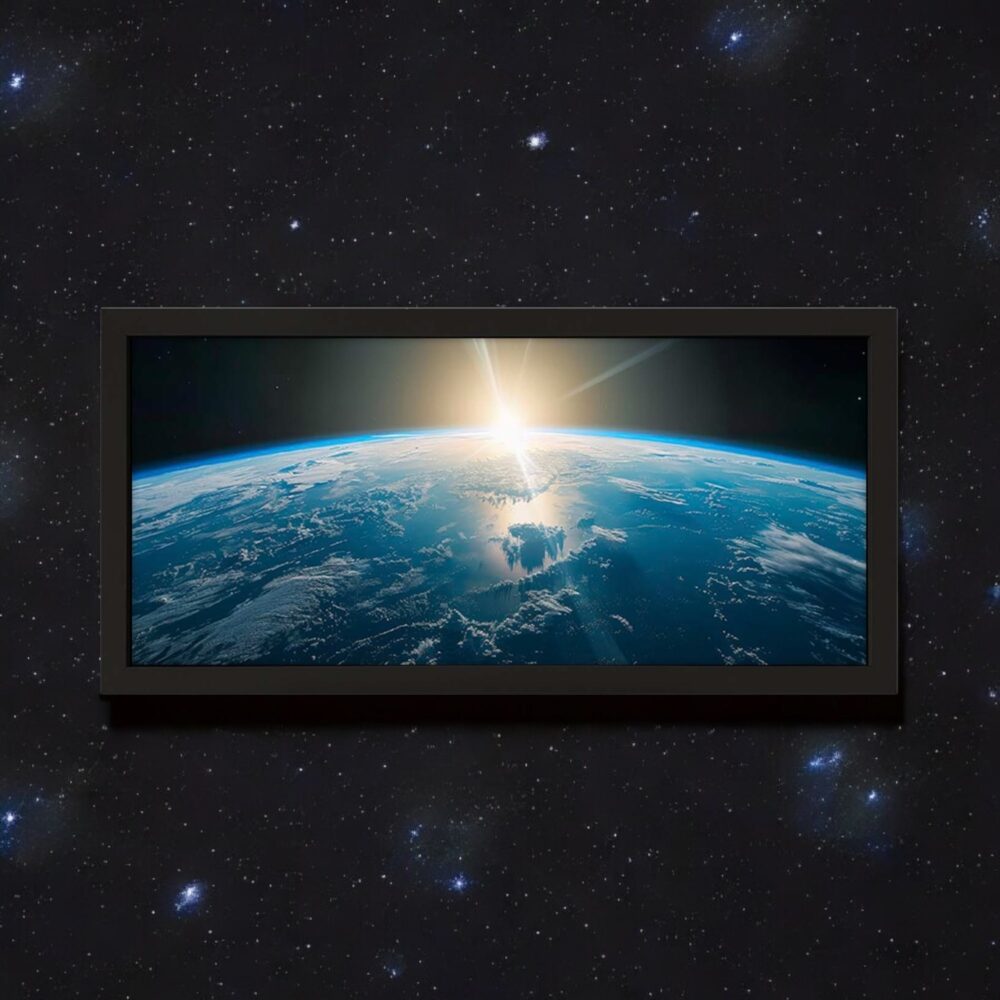 Wall Art Framed Print Home Earth Horizon