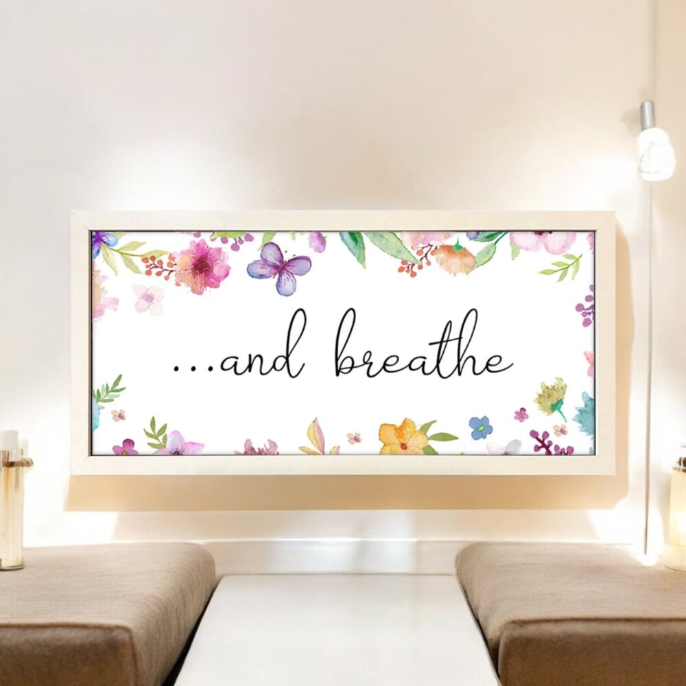 Wall Art Framed Print Home And Breathe