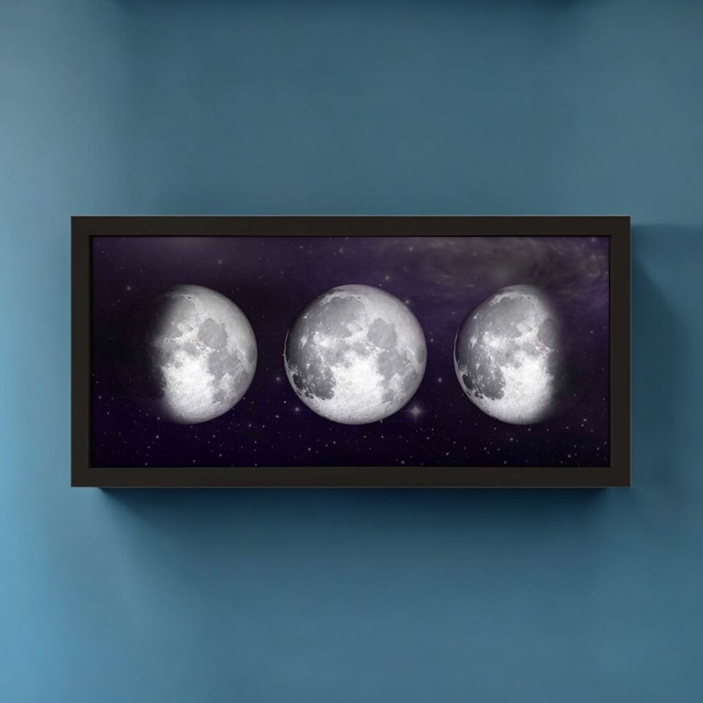 Wall Art Framed Print Moon Phases